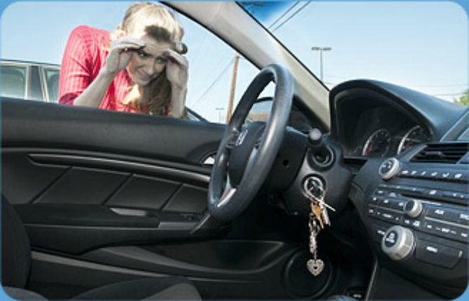locked-out car